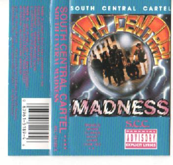 South Central Cartel "South Central Madness"-Cassette Tapes-UnDigable Digs