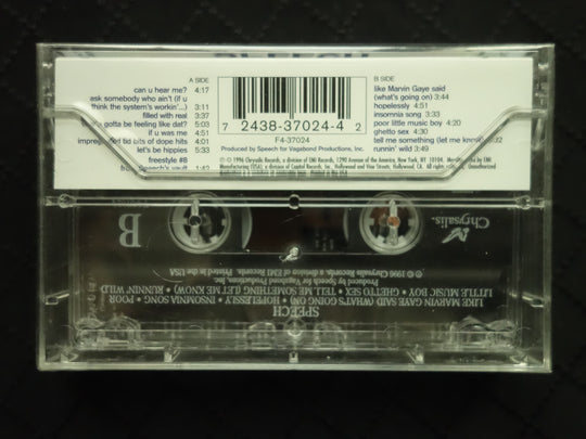Speech "Speech"-Cassette Tapes-UnDigable Digs
