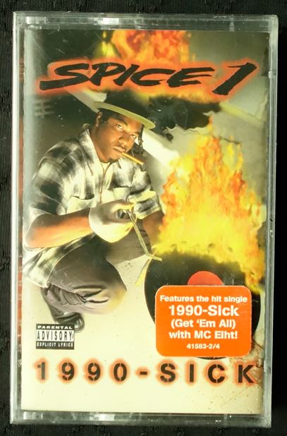 Spice 1 "1990-Sick"-Cassette Tapes-UnDigable Digs