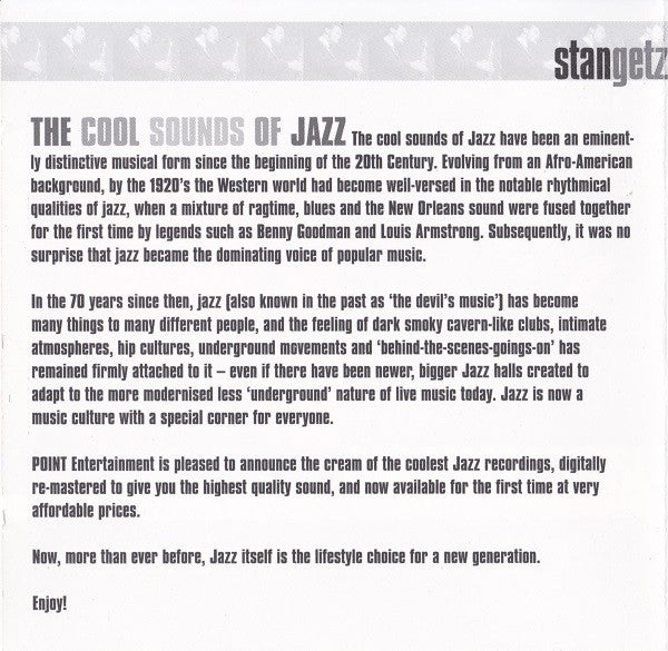 Stan Getz "Live" (CD)-CDs-UnDigable Digs