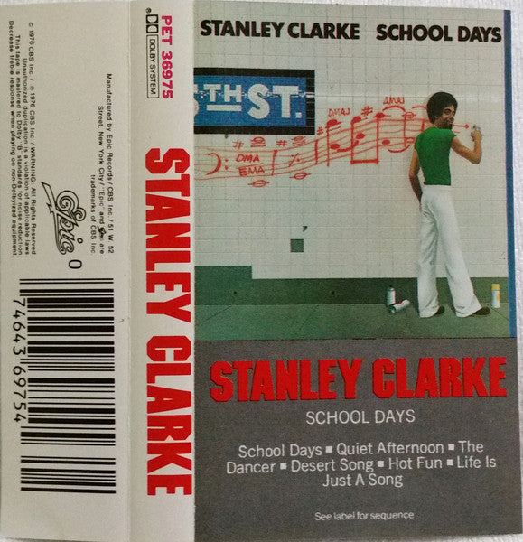 Stanley Clarke "School Days"-Cassette Tapes-UnDigable Digs