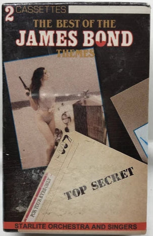 Starlite Orchestra And Singers "The Best Of The James Bond Themes" (2xCassette)-Cassette Tapes-UnDigable Digs