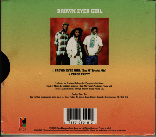 Steel Pulse "Brown Eyed Girl" (CD)-CDs-UnDigable Digs