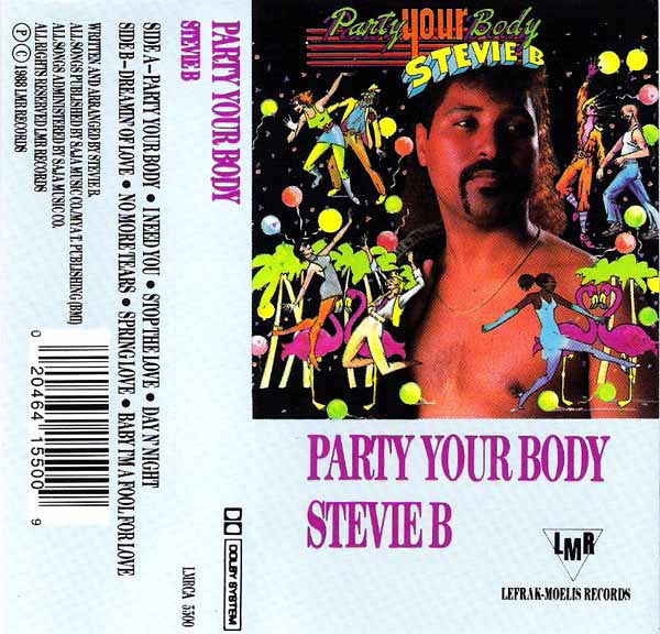 Stevie B "Party Your Body"-Cassette Tapes-UnDigable Digs