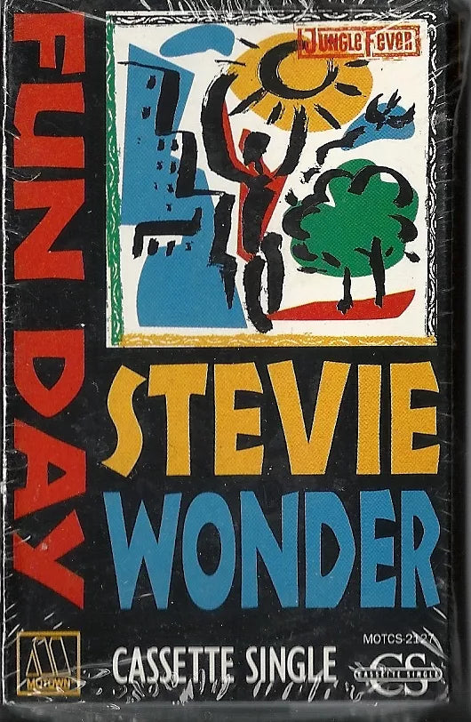 Stevie Wonder "Fun Day" (Single)-Cassette Tapes-UnDigable Digs