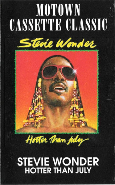 Stevie Wonder "Hotter Than July"-Cassette Tapes-UnDigable Digs
