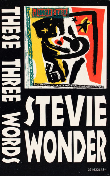 Stevie Wonder "These Three Words" (Single)-Cassette Tapes-UnDigable Digs