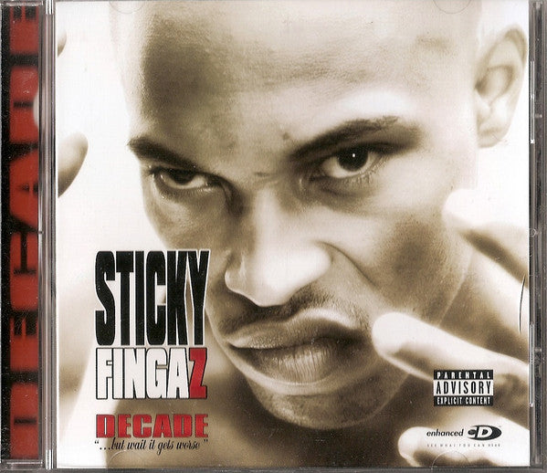 Sticky Fingaz "Decade ...But Wait It Gets Worse" (CD)-CDs-UnDigable Digs