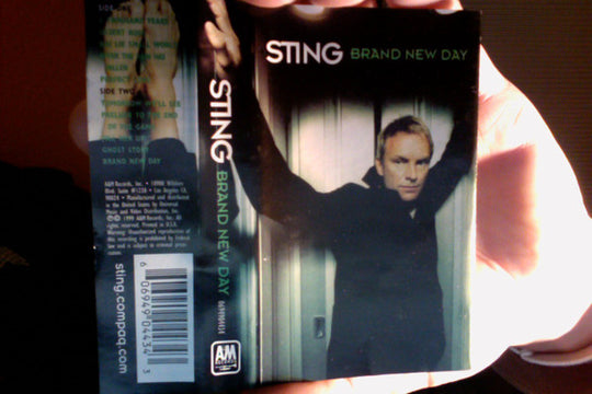 Sting "Brand New Day"-Cassette Tapes-UnDigable Digs