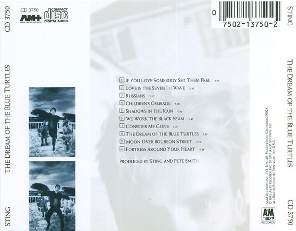 Sting "The Dream Of The Blue Turtles" (CD)-CDs-UnDigable Digs