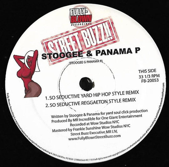 Stoogee & Panama P / G-Getty "So Seductive / Get Ya'Ass On The Dance Floor" (12" Maxi-Single)-Vinyl Records-UnDigable Digs