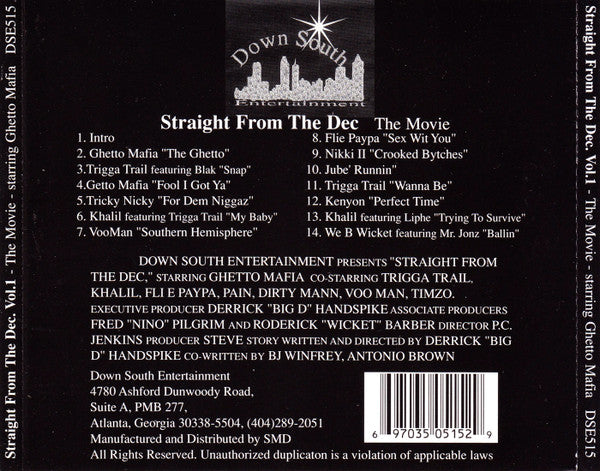 Straight From The Dec. Vol. 1 - The Movie (CD)-CDs-UnDigable Digs