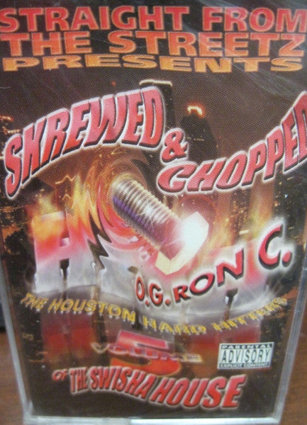 Straight From The Streetz Presents: The Houston Hard Hitters Volume Five (Skrewed & Chopped)-Cassette Tapes-UnDigable Digs