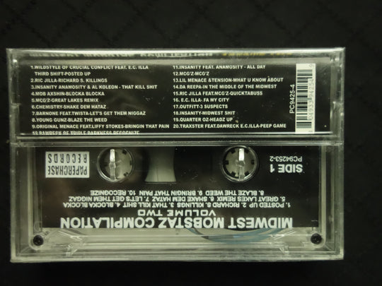 Straight Up Gangsta Sh#t Presents: Midwest Mobstaz Volume 2-Cassette Tapes-UnDigable Digs