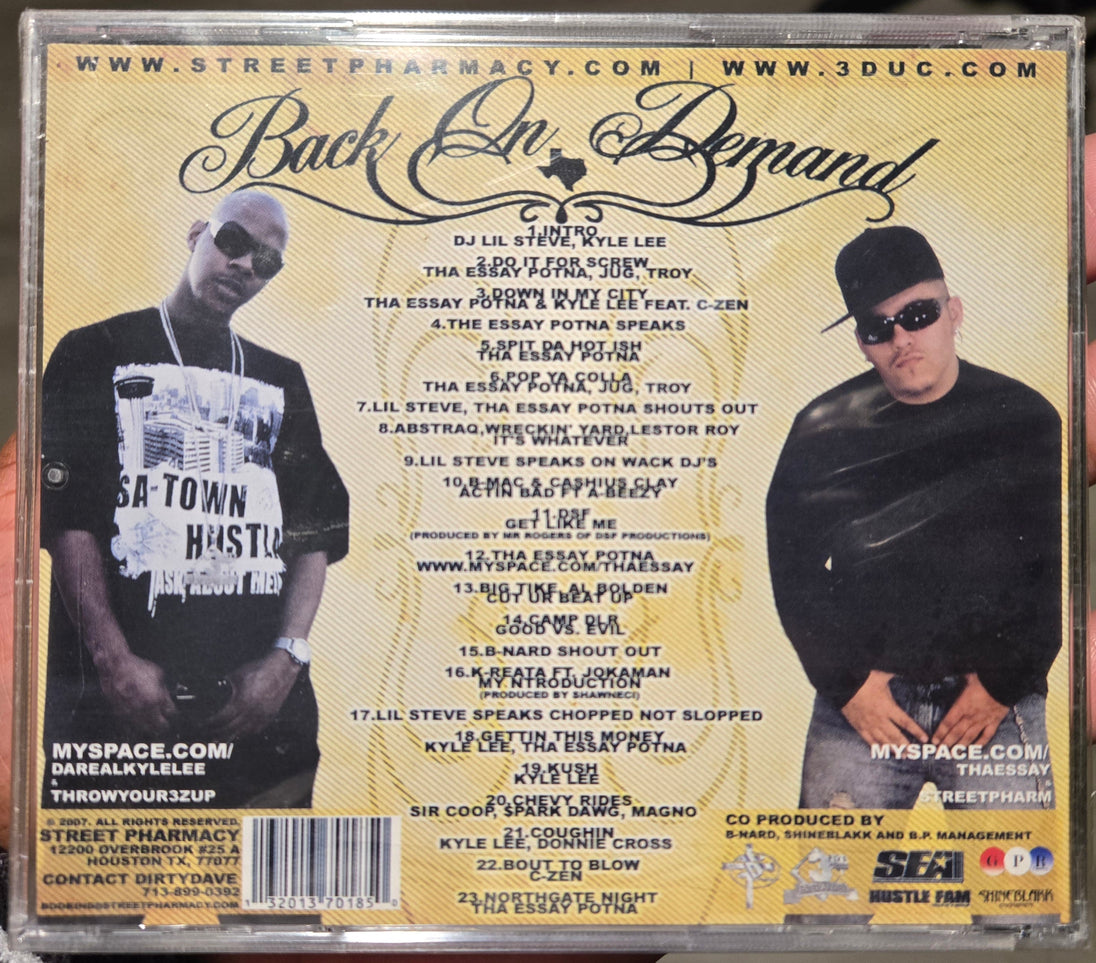 Street Pharmacy Records Presents: Back On Demand (CD)-CDs-UnDigable Digs