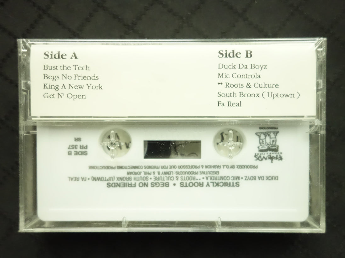 Strickly Roots "Begs No Friends"-Cassette Tapes-UnDigable Digs