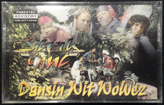 Strik 9ine "Dansin Wit Wolvez" (Maxi-Single)-Cassette Tapes-UnDigable Digs