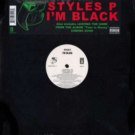 Styles P "I'm Black / Leaving The Game" (12" Single)-Vinyl Records-UnDigable Digs