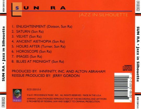 Sun Ra And His Arkestra "Jazz In Silhouette" (CD)-CDs-UnDigable Digs