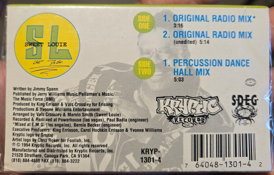 Sweet Louie "Lap Dog" (Single)-Cassette Tapes-UnDigable Digs