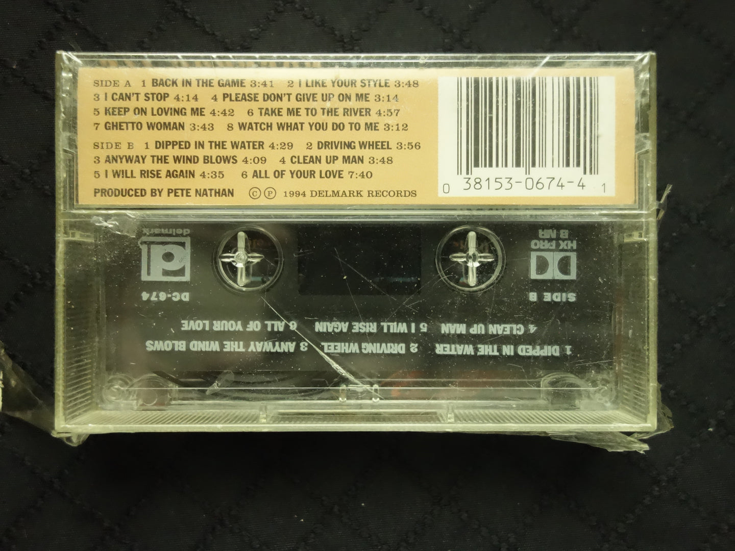 Syl Johnson With Hi Rhythm "Back In the Game"-Cassette Tapes-UnDigable Digs