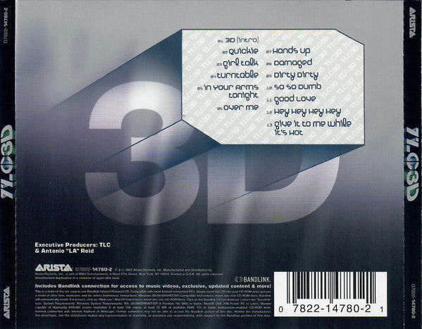 TLC "3D" (CD)-CDs-UnDigable Digs