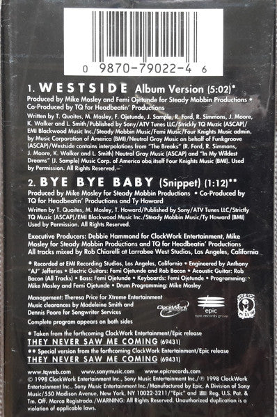 TQ "Westside" (Single)-Cassette Tapes-UnDigable Digs