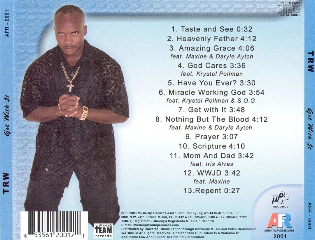 TRW (The Real World) "Get With It" (CD)-CDs-UnDigable Digs