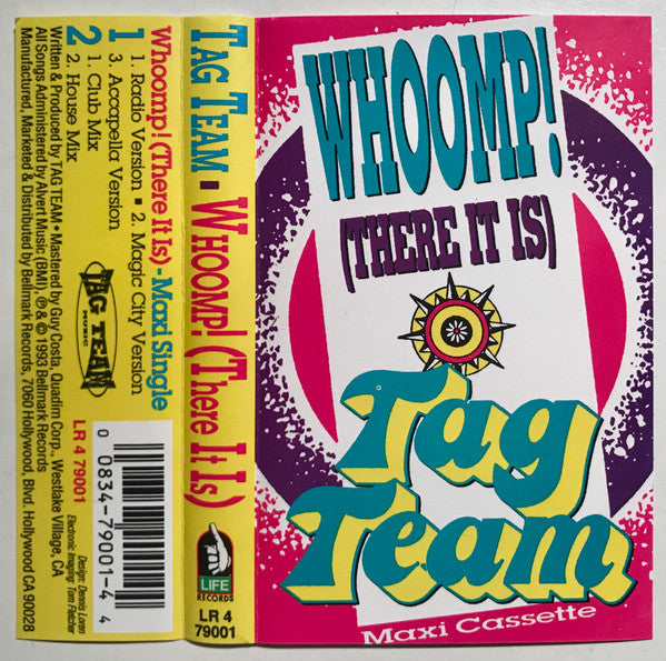 Tag Team "Whoomp! (There It Is)" (Maxi-Single)-Cassette Tapes-UnDigable Digs