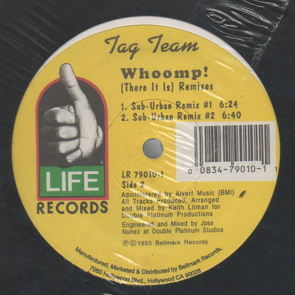 Tag Team "Whoomp! (There It Is) Remixes" (12" Single)-Vinyl Records-UnDigable Digs