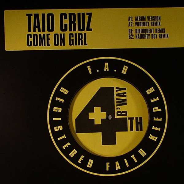 Taio Cruz "Come On Girl" (12" Single)-Vinyl Records-UnDigable Digs