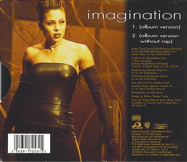 Tamia "Imagination" (CD Single)-CDs-UnDigable Digs