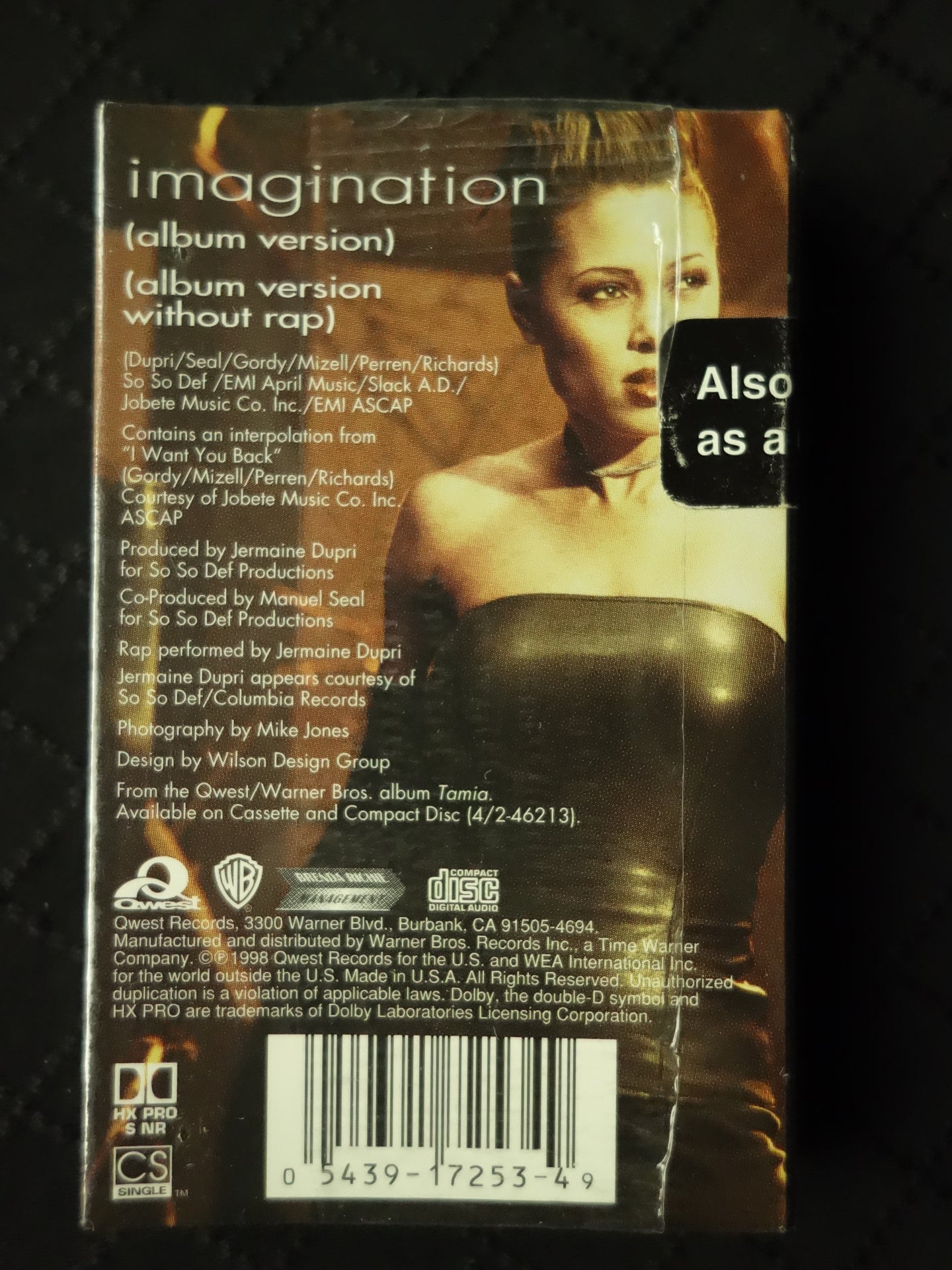 Tamia "Imagination" (Single)-Cassette Tapes-UnDigable Digs
