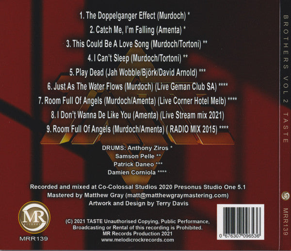 Taste "Brothers Vol. 2" (CD)-CDs-UnDigable Digs