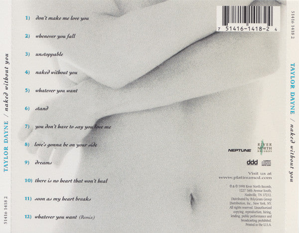 Taylor Dayne "Naked Without You" (CD)-CDs-UnDigable Digs