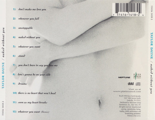 Taylor Dayne "Naked Without You" (CD)-CDs-UnDigable Digs