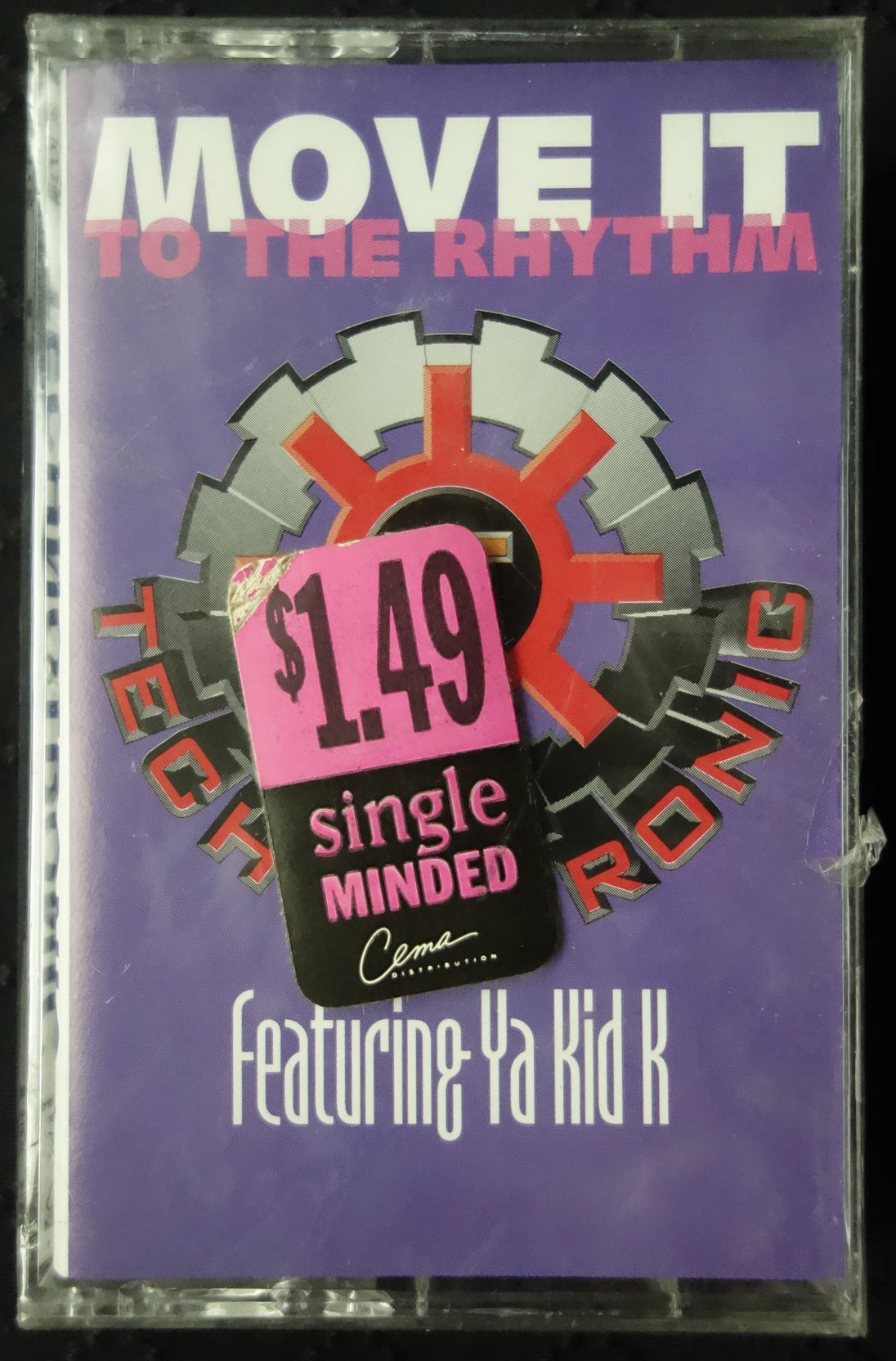 Technotronic Featuring Ya Kid K "Move It To The Rhythm" (Maxi-Single)-Cassette Tapes-UnDigable Digs