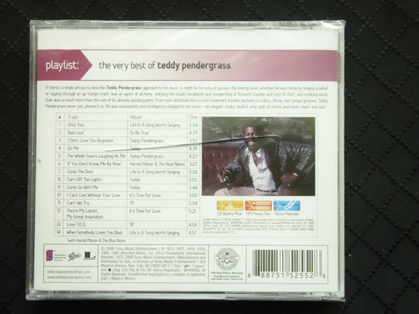 Teddy Pendergrass "Playlist: The Very Best Of Teddy Pendergrass" (CD)-CDs-UnDigable Digs
