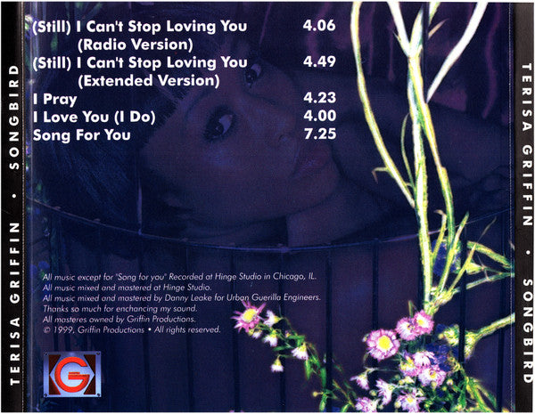 Terisa Griffin "Songbird" (CD)-CDs-UnDigable Digs