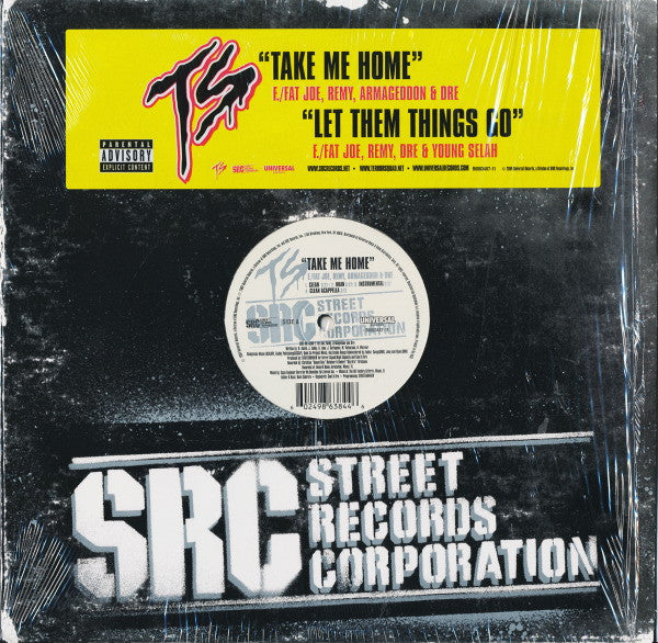 Terror Squad Featuring Fat Joe, Armageaddon, Cuban Link And Tony Sunshine "Take Me Home / Let Them Things Go" (12" Promo Single)-Vinyl Records-UnDigable Digs