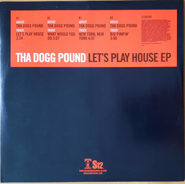 Tha Dogg Pound "Let's Play House EP" (12" EP)-Vinyl Records-UnDigable Digs