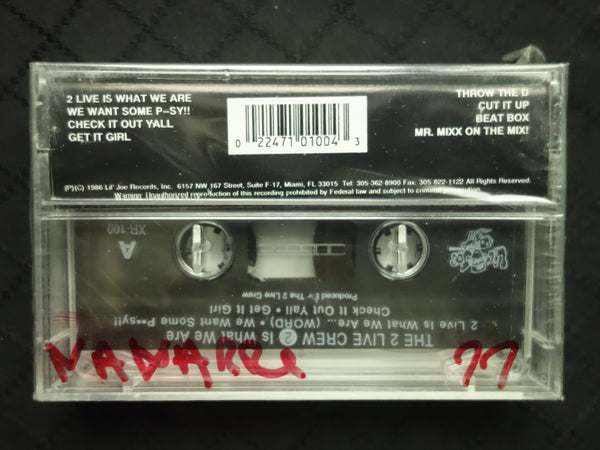 The 2 Live Crew "2 Live Is What We Are"-Cassette Tapes-UnDigable Digs