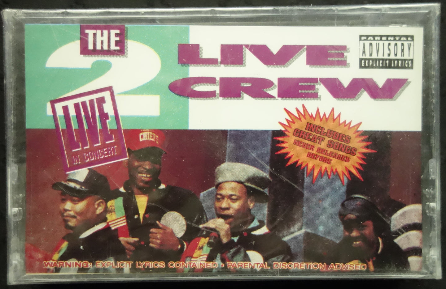 The 2 Live Crew "Live In Concert"-Cassette Tapes-UnDigable Digs