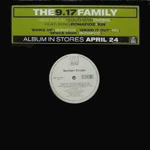 The 9.17 Family "Bowz Up / Space High / Grind It Out" (12" Single)-Vinyl Records-UnDigable Digs