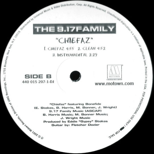 The 9.17 Family "Country Boy / Cheifaz" (12" Single)-Vinyl Records-UnDigable Digs