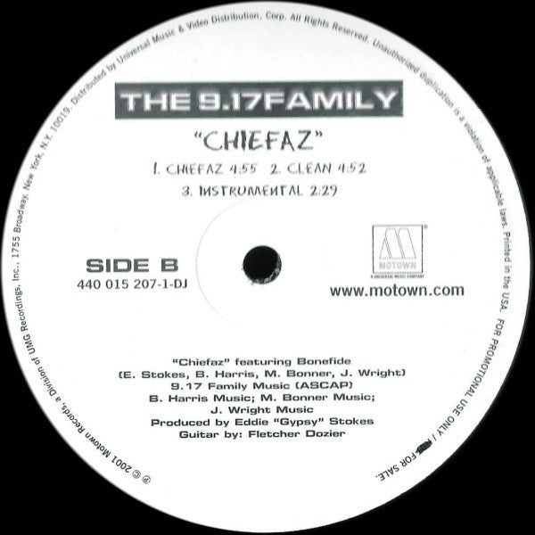 The 9.17 Family "Country Boy / Cheifaz" (12" Single)-Vinyl Records-UnDigable Digs