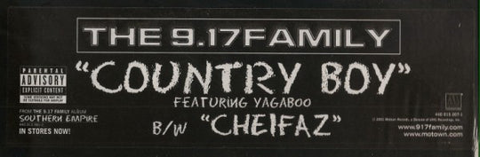 The 9.17 Family "Country Boy / Cheifaz" (12" Single)-Vinyl Records-UnDigable Digs