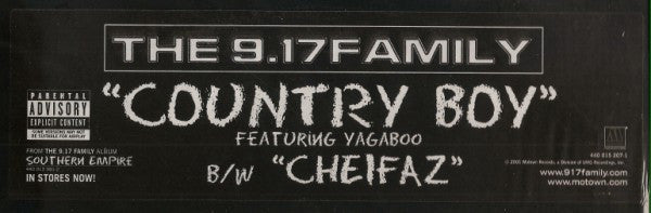 The 9.17 Family "Country Boy / Cheifaz" (12" Single)-Vinyl Records-UnDigable Digs