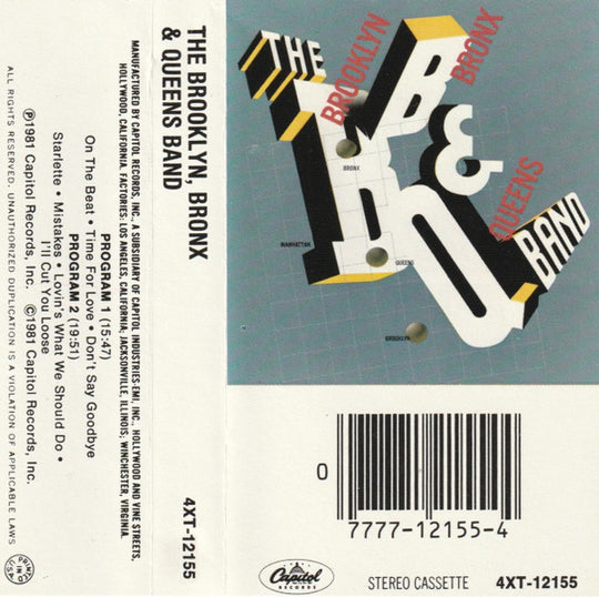 The B.B. & Q. Band "The Brooklyn, Bronx & Queens Band"-Cassette Tapes-UnDigable Digs