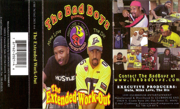 The Bad Boyz "The Extended Work-Out"-Cassette Tapes-UnDigable Digs